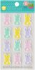 Dot Matrix Icing Decorations 12 Per Pkg Pastel Bunny