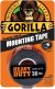 Gorilla Double Sided Heavy Duty Mounting Tape 1 Inch X60 Inch Black