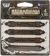 Finnabair Mechanicals Metal Embellishments Rusty Labels 4 Per Pkg