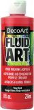 DecoArt FluidArt Ready To Pour Acrylic Paint 8oz True Red