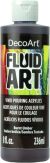 DecoArt FluidArt Ready To Pour Acrylic Paint 8oz Burnt Umber