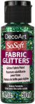 SoSoft Fabric Glitters Acrylic Paint 2oz Green Twinkle