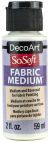 SoSoft Fabric Acrylic Paint Medium Transparent 2oz Clear