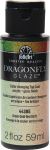 FolkArt DragonFly Glaze Topcoat 2oz Green Gold Red Shift