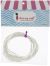 Dress My Crafts Satin Ribbon Twine 3m White