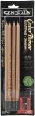 Cedar Pointe Graphite Pencils with Sharpener 5 Per Pkg 
