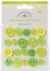 Boutique Buttons 20 Per Pkg Limeade