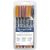 Realeather Crafts Leather Markers 6 Per Pkg Earthtones