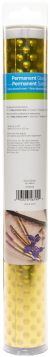 Cricut Premium Vinyl Permanent Adhesive 12 inch X48 inch Roll Holographic Bubbles Gold