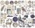 Stamperia Die Cuts Cosmos