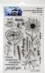 Simon Hurley create. Cling Stamps 6 inch X9 inch Flower Picking Friends 1 Pack of 22 Pieces