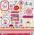 Doodlebug This and That Cardstock Stickers 12 inch X12 inch Love Notes This and That