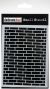 Darkroom Door Stencil 4.5 Inch X6 Inch Brick Wall