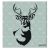 Antlr Deer Stencil1 6 Inch X6 Inch