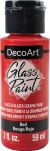 DecoArt Glass Paint 2oz Red