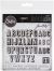 Sizzix Thinlits Dies By Tim Holtz 26 Per Pkg Alphanumeric Shadow Upper