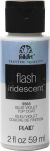 Folkart Flash Iridescent Top Coat 2oz Blue Violet