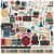 Witches and Wizards Cardstock Stickers 12 inch X12 inch Elements