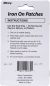 Allary Iron On Patchettes 3 inch X2 inch 10 Per Pkg Blue Denim