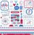Doodlebug This and That Cardstock Stickers 12 inch X12 inch Land That I Love
