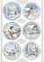 Stamperia Rice Paper Sheet A4 Round Landscapes Winter Tales