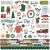 Winter Cottage Cardstock Stickers 12 inch X12 inch Combo