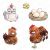 Stamping Bella Cling Stamps Oddball Farm Birds Set