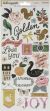 Maggie Holmes Marigold Cardstock Stickers 72 Per Pkg