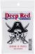 Deep Red Cling Stamp 2.1 Inch X2 Inch Beware Of Pirates