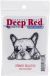 Deep Red Cling Stamp 2.1 Inch X1.75 Inch French Bulldog