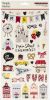 Say Cheese Main Street Chipboard Stickers 6 inch X12 inch 