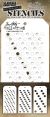 Tim Holtz Layered Stencil Set 3 Per Pkg Shifter Multidots