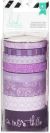 Heidi Swapp Washi Tape 8 Per Pkg Assorted Purple