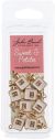 Sweet and Petite Charms Perfume Bottle White 9x17mm 10 Per Pkg