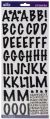 Sticko Alphabet Stickers 101 Per Pkg Marker Black