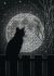 Dimensions Counted Cross Stitch Kit 5 Inch X7 Inch Black Moon Cat 14 Count