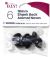 Shank Back Animal Noses 18mm 6 Per Pkg Black