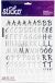 Sticko Alphabet Stickers Silver Foil