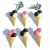 Eyelet Outlet Shape Brads 12 Per Pkg Ice Cream