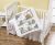 Bucilla Stamped Cross Stitch Crib Cover Kit 34 inch X43 inch Woodland Floral