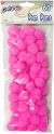 Pom Poms 25mm 60 Per Pkg pink