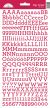 Doodlebug My Type Cardstock Stickers 6 inch X13 inch Ladybug