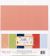 Echo Park Double Sided Solid Cardstock 12 Inch X12 Inch 6 Per Pkg Little Dreamer Girl 6 Colors