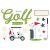 Simple Stories Simple Pages Page Pieces Golf
