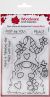 Woodware Clear Stamps 4 Inch X6 Inch Flower Power Gnome