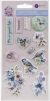 Watercolor Floral Puffy Stickers 12 Per Pkg