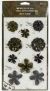 Finnabair Mechanicals Metal Embellishments Metal Blooms 10 Per Pkg