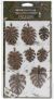 Finnabair Mechanicals Metal Embellishments Rusty Monstera