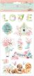 Stamperia Adhesive Chipboard 6 inch X12 inch Circle Of Love