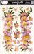 Dress My Craft Transfer Me Sheet 12.5 inch X18.5 inch Peony Bunch